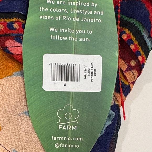 FARM Rio Multicolor Floral Dress NWT - Picture 6 of 6